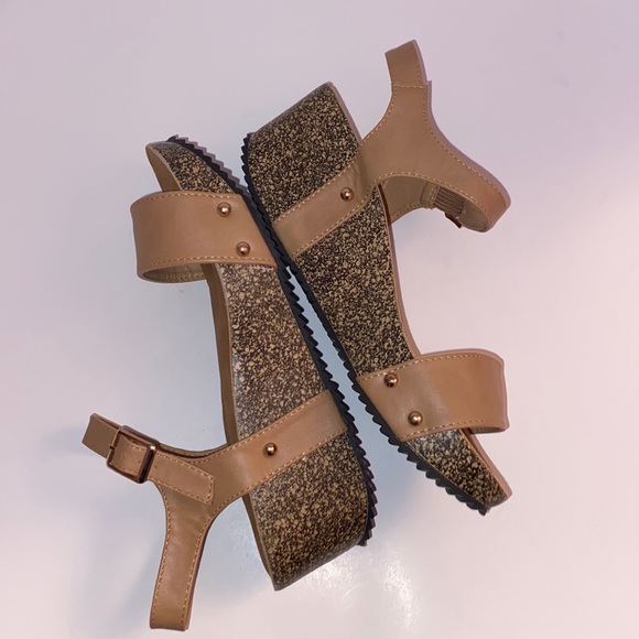 Weeboos platform wedge sandals - Picture 2 of 5